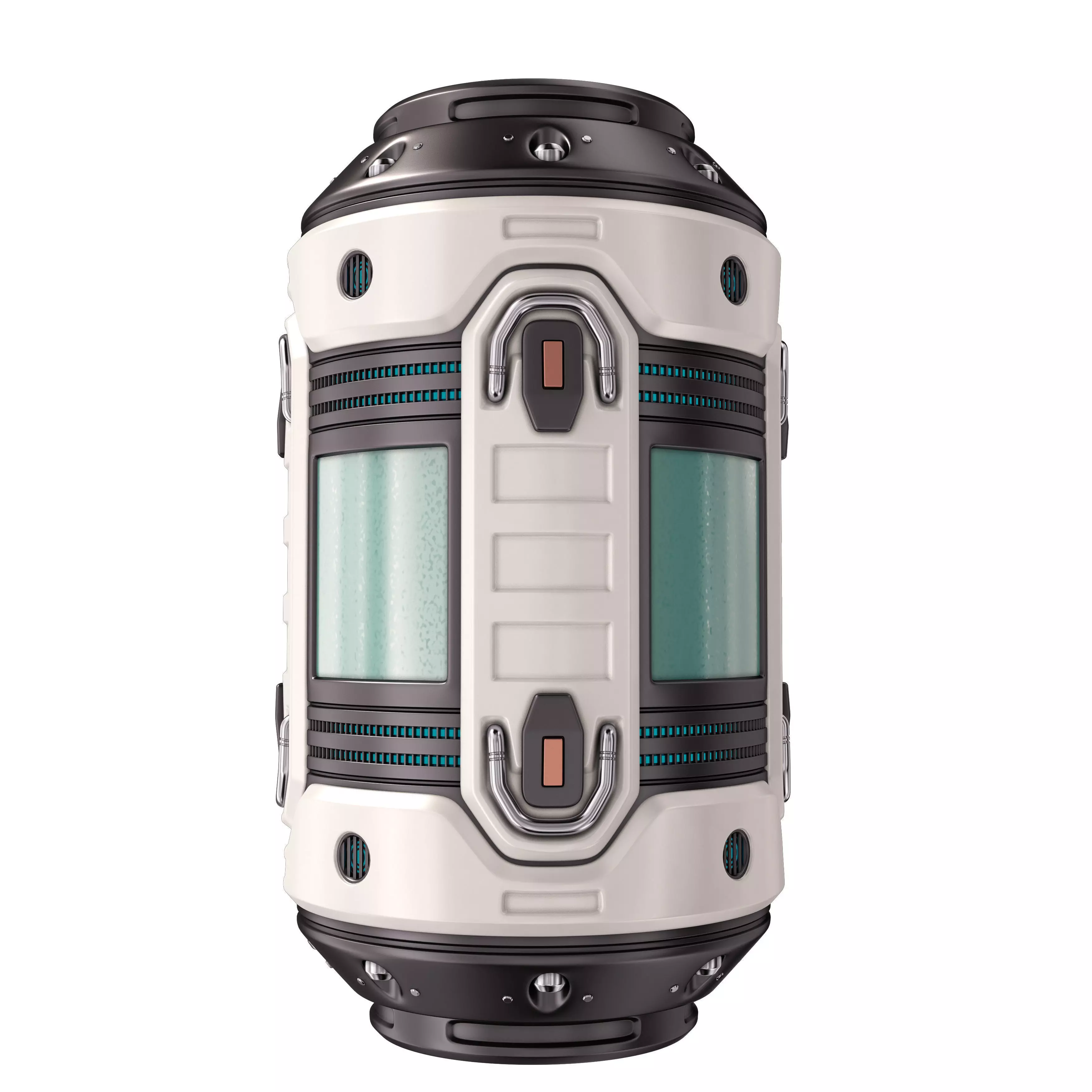 Sci Fi Barrel 3D model_0