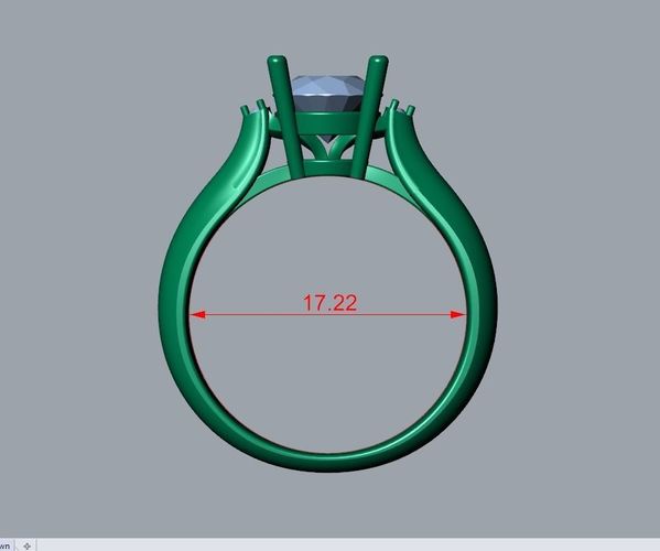 ENGAGEMENT RING STL AND 3DM FILE FOR DOWNLOAD AND PRINT - JT13 3D print model