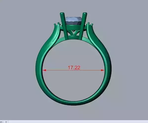 ENGAGEMENT RING STL AND 3DM FILE FOR DOWNLOAD AND PRINT - JT13