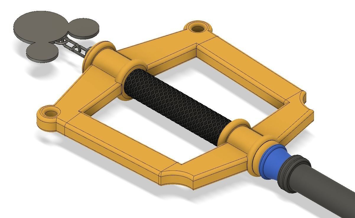 Kingdom Hearts Keyblade 3D print model_1