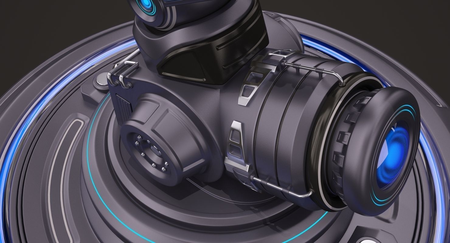 Robotic Arm 03 3D model_10