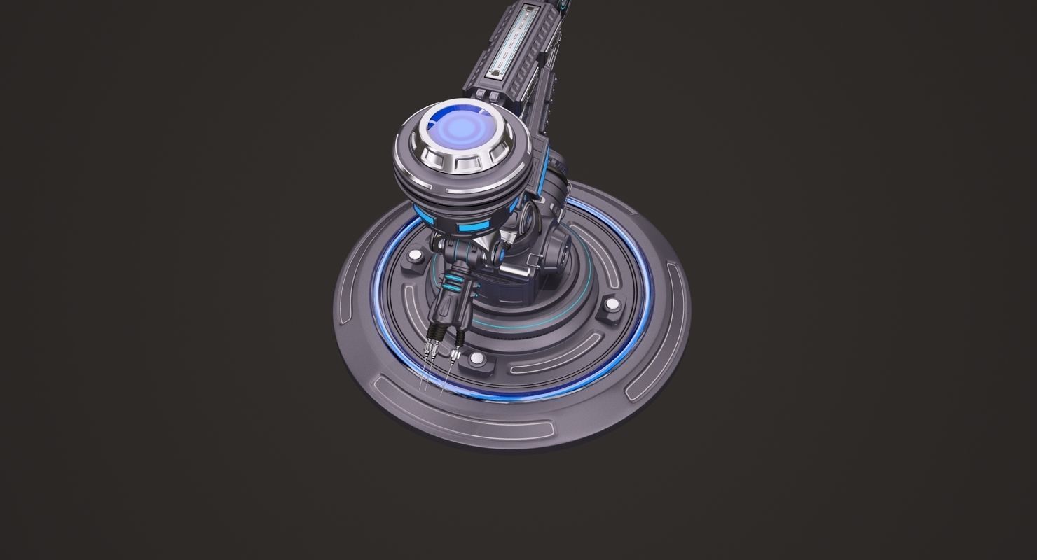 Robotic Arm 03 3D model_6