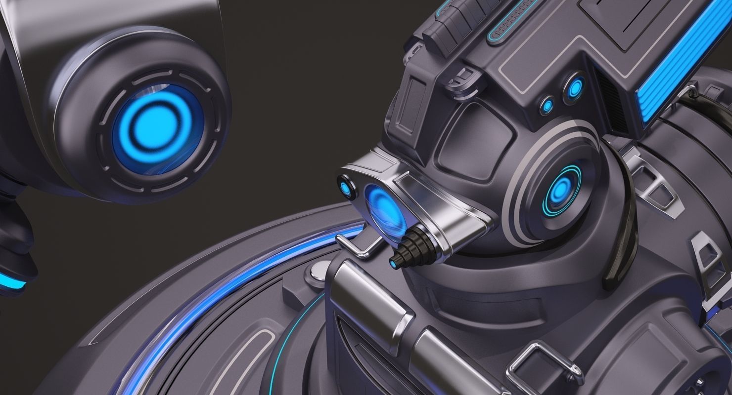 Robotic Arm 03 3D model_7