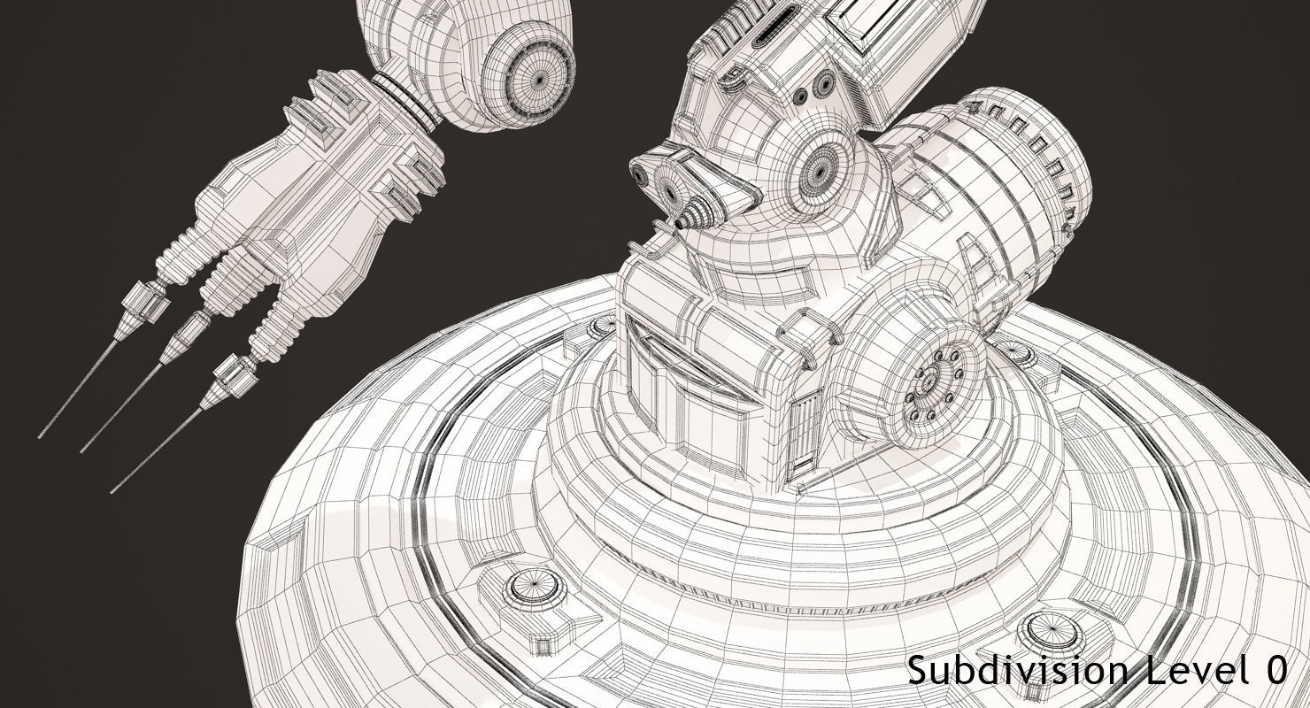 Robotic Arm 03 3D model_20