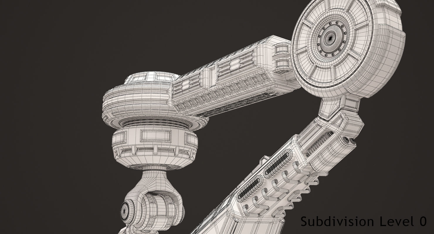 Robotic Arm 03 3D model_22