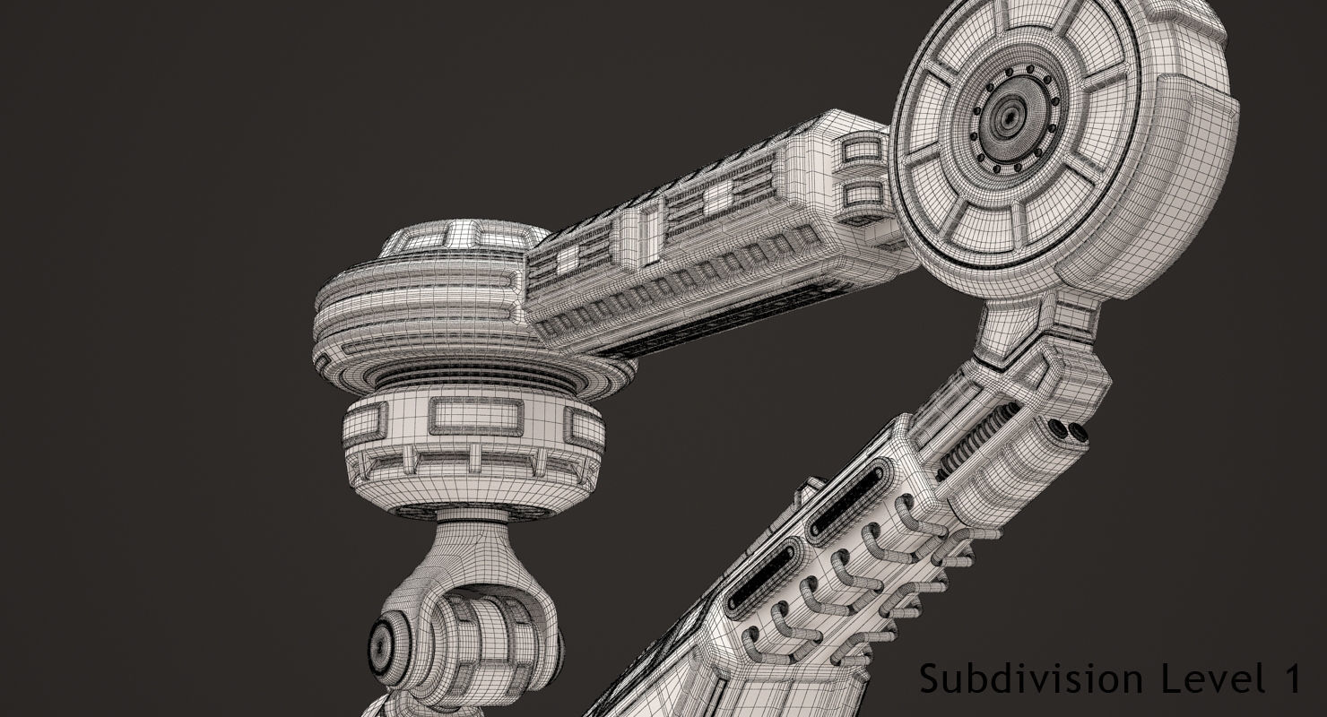 Robotic Arm 03 3D model_23