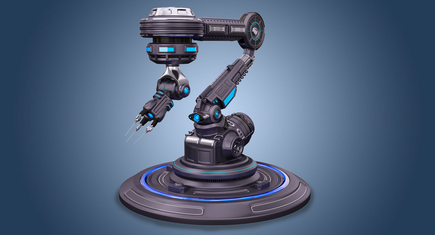 Robotic Arm 03 3D model_1