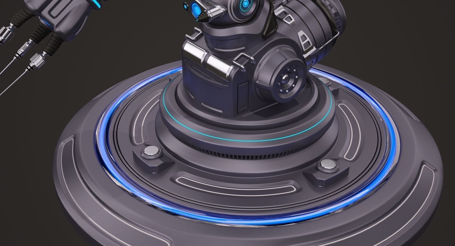 Robotic Arm 03 3D model_8