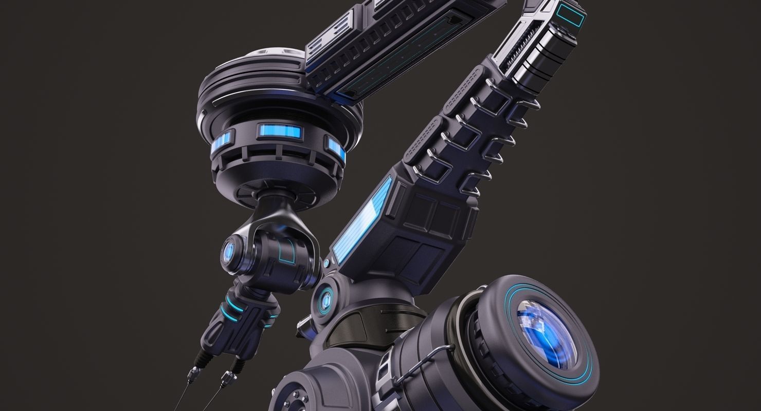 Robotic Arm 03 3D model_15