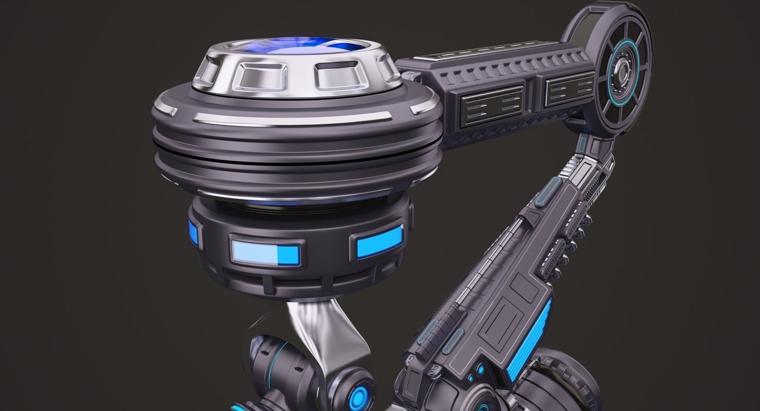 Robotic Arm 03 3D model_13