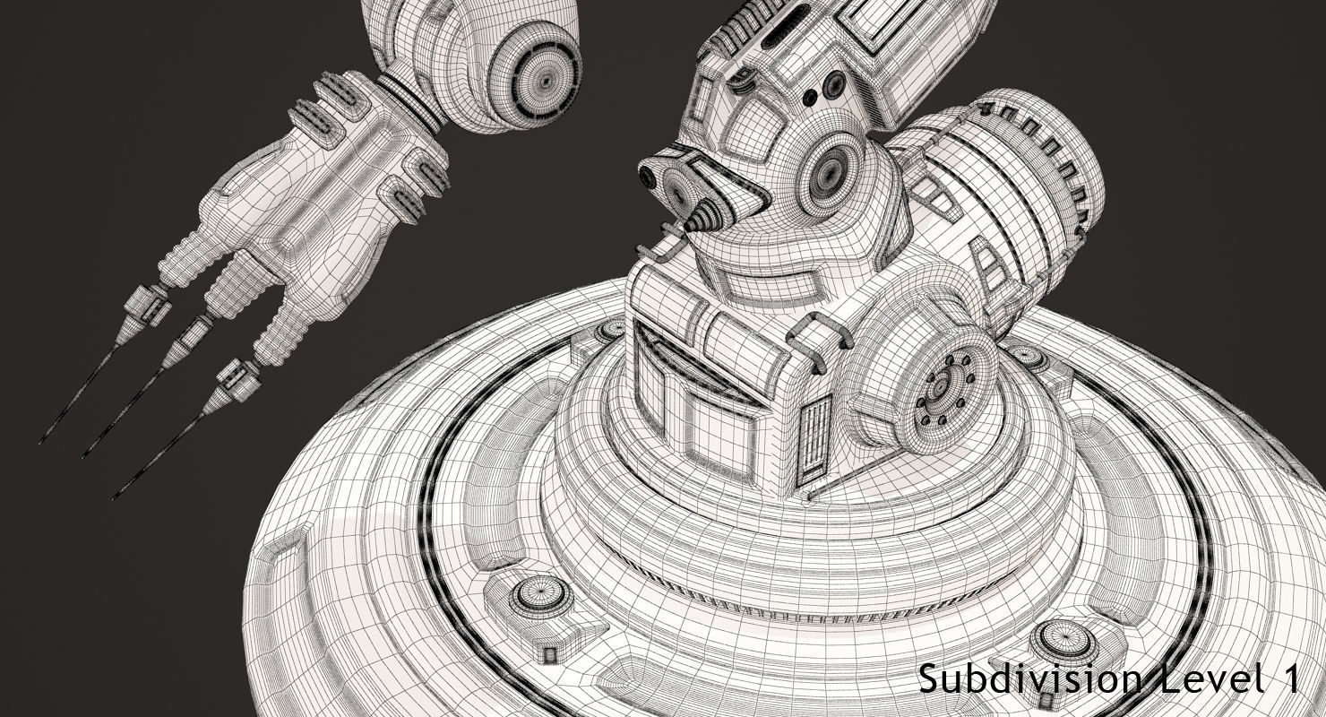 Robotic Arm 03 3D model_21