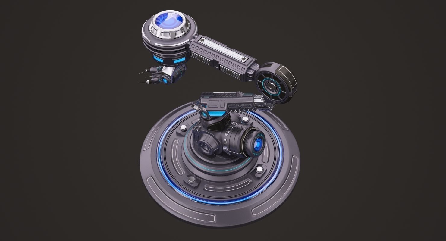 Robotic Arm 03 3D model_4