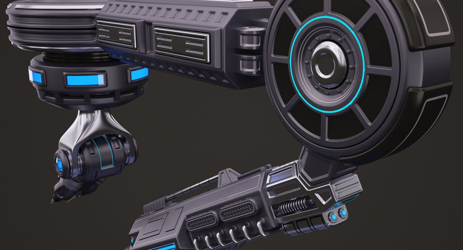 Robotic Arm 03 3D model_11