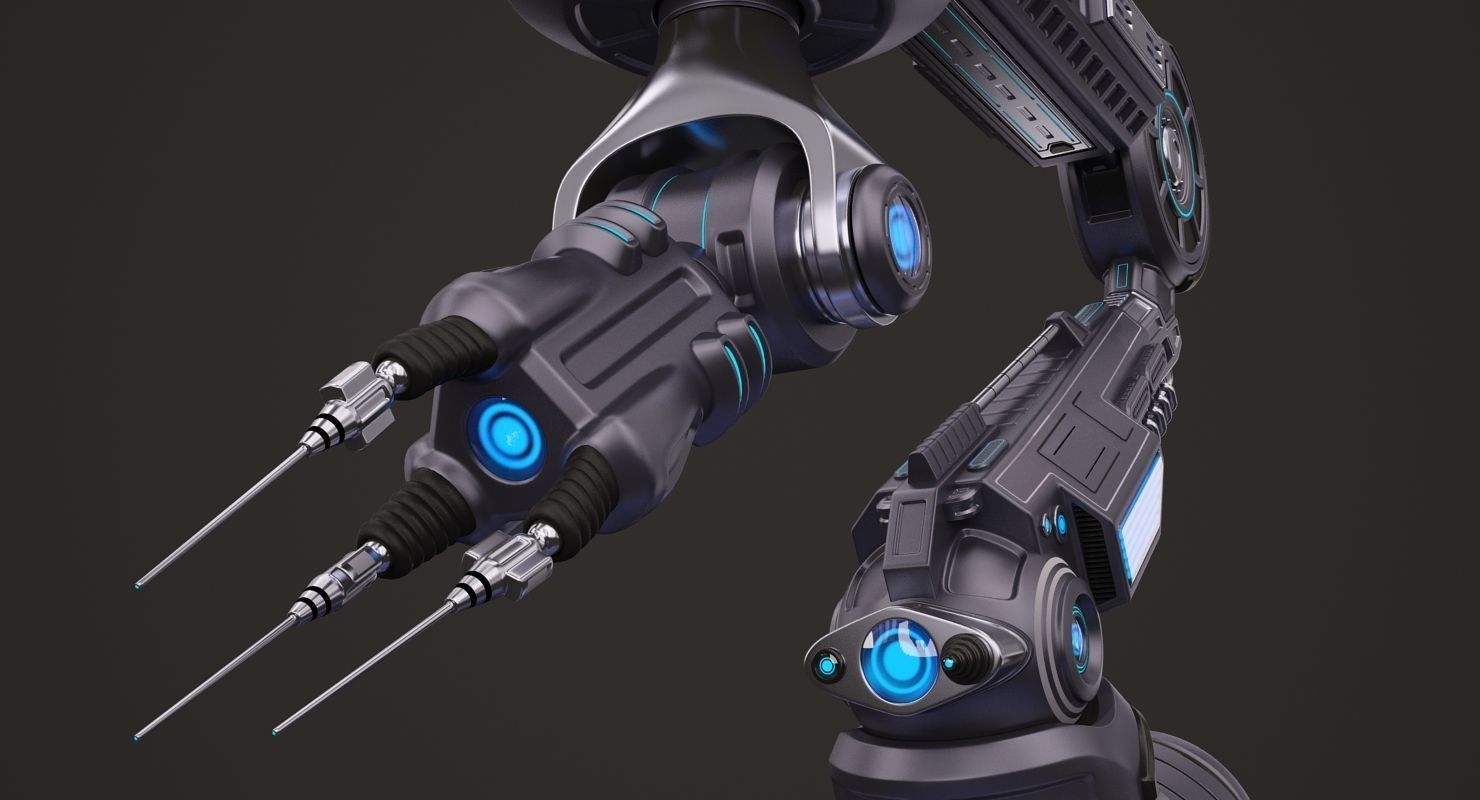 Robotic Arm 03 3D model_14