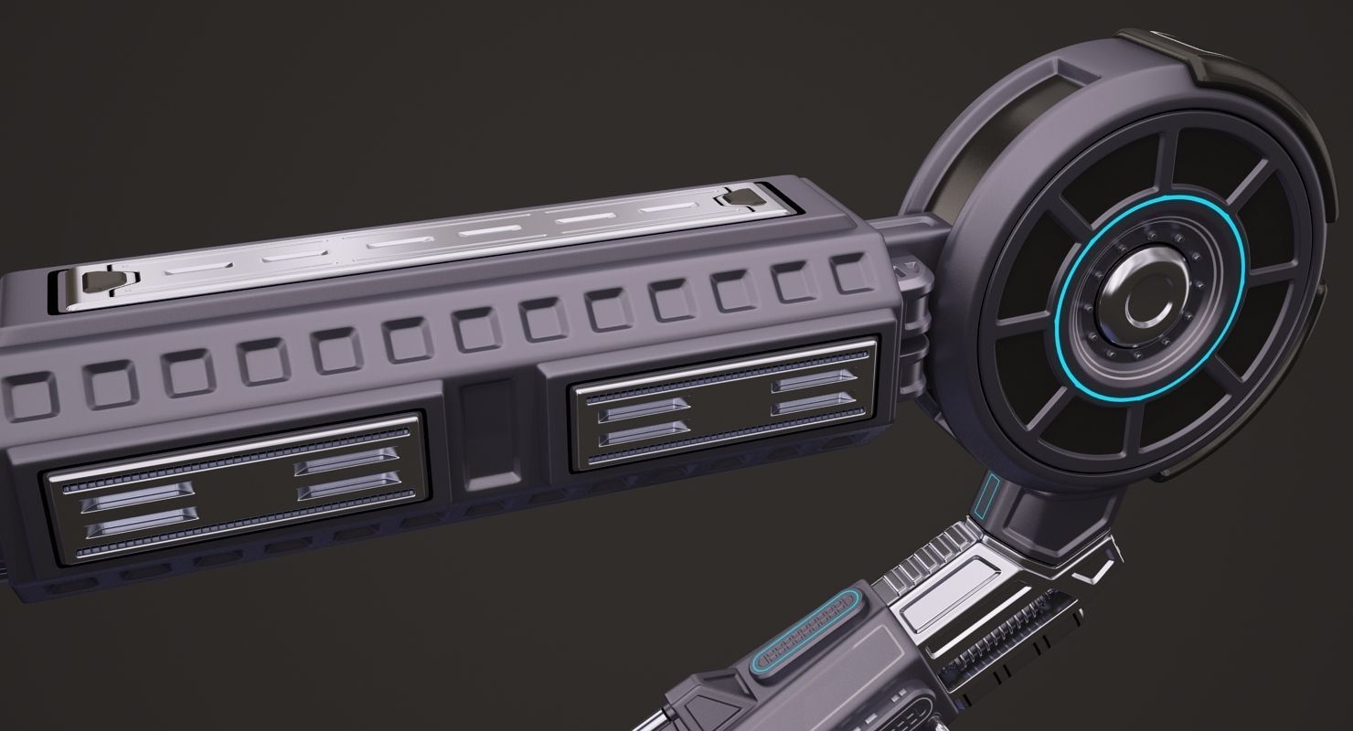 Robotic Arm 03 3D model_12