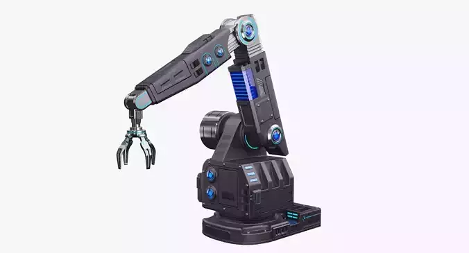 Futuristic Robotic Arm Stylized