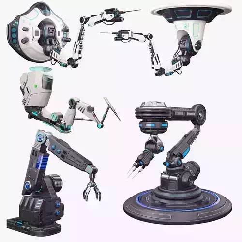 Robotic Arm Collection  3D model