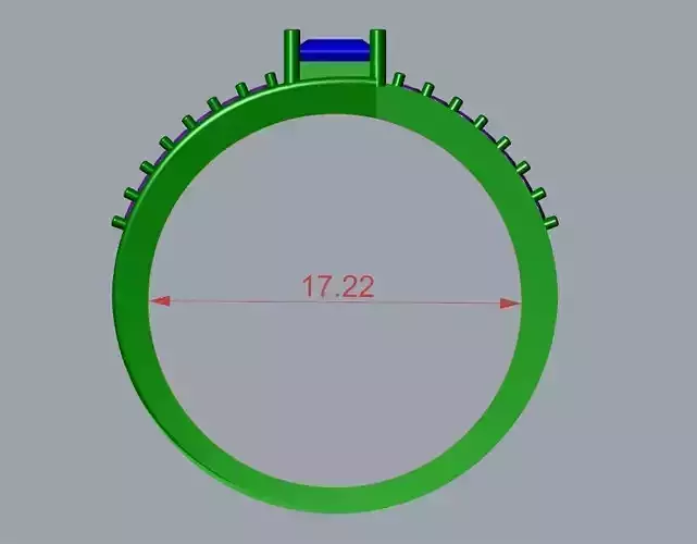 ENGAGEMENT RING STL AND 3DM FILE FOR DOWNLOAD AND PRINT - vjr111