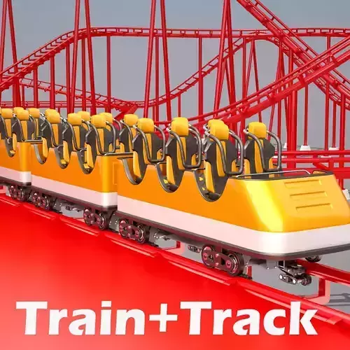 Roller Coaster Collection 3D model