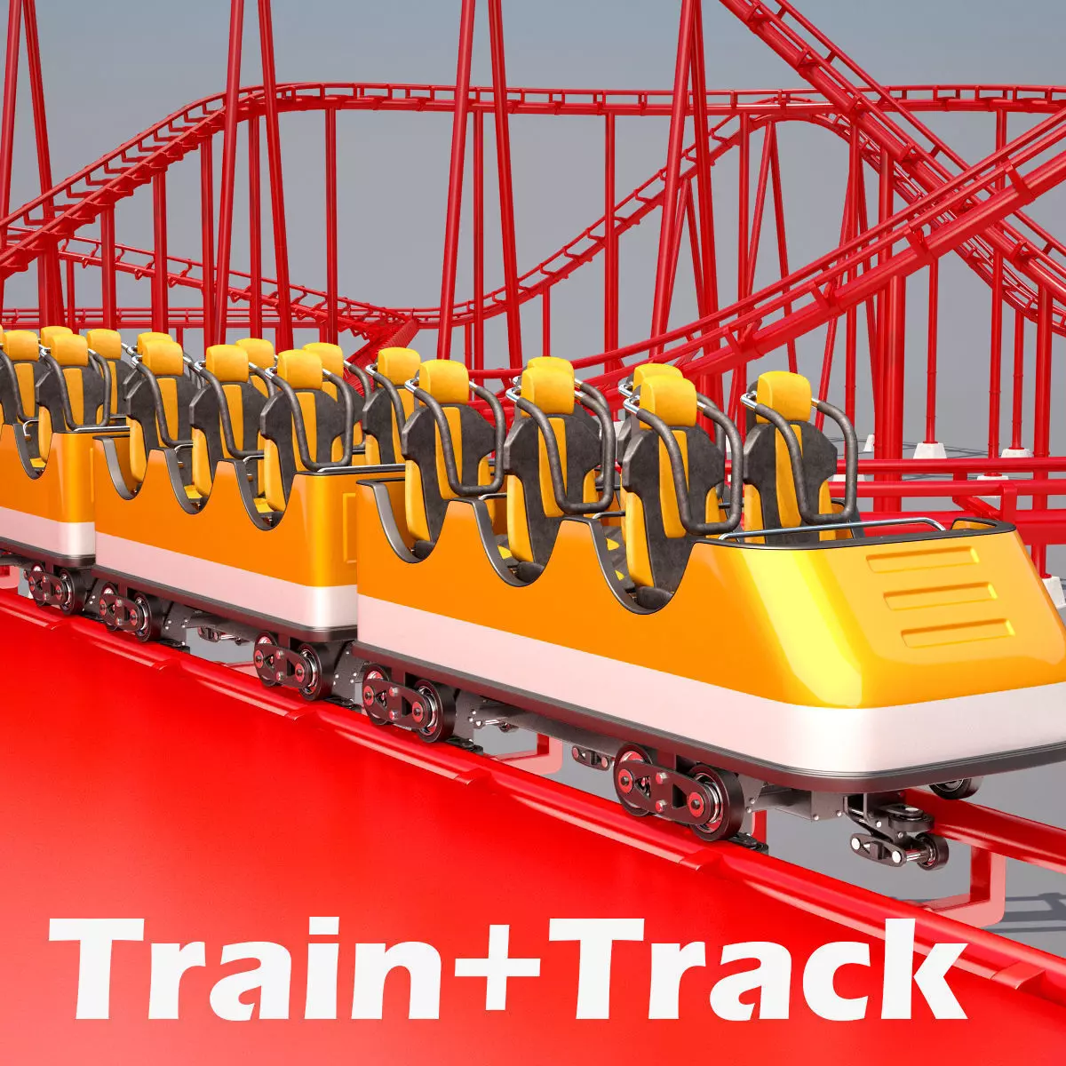 Roller Coaster Collection 3D model_0