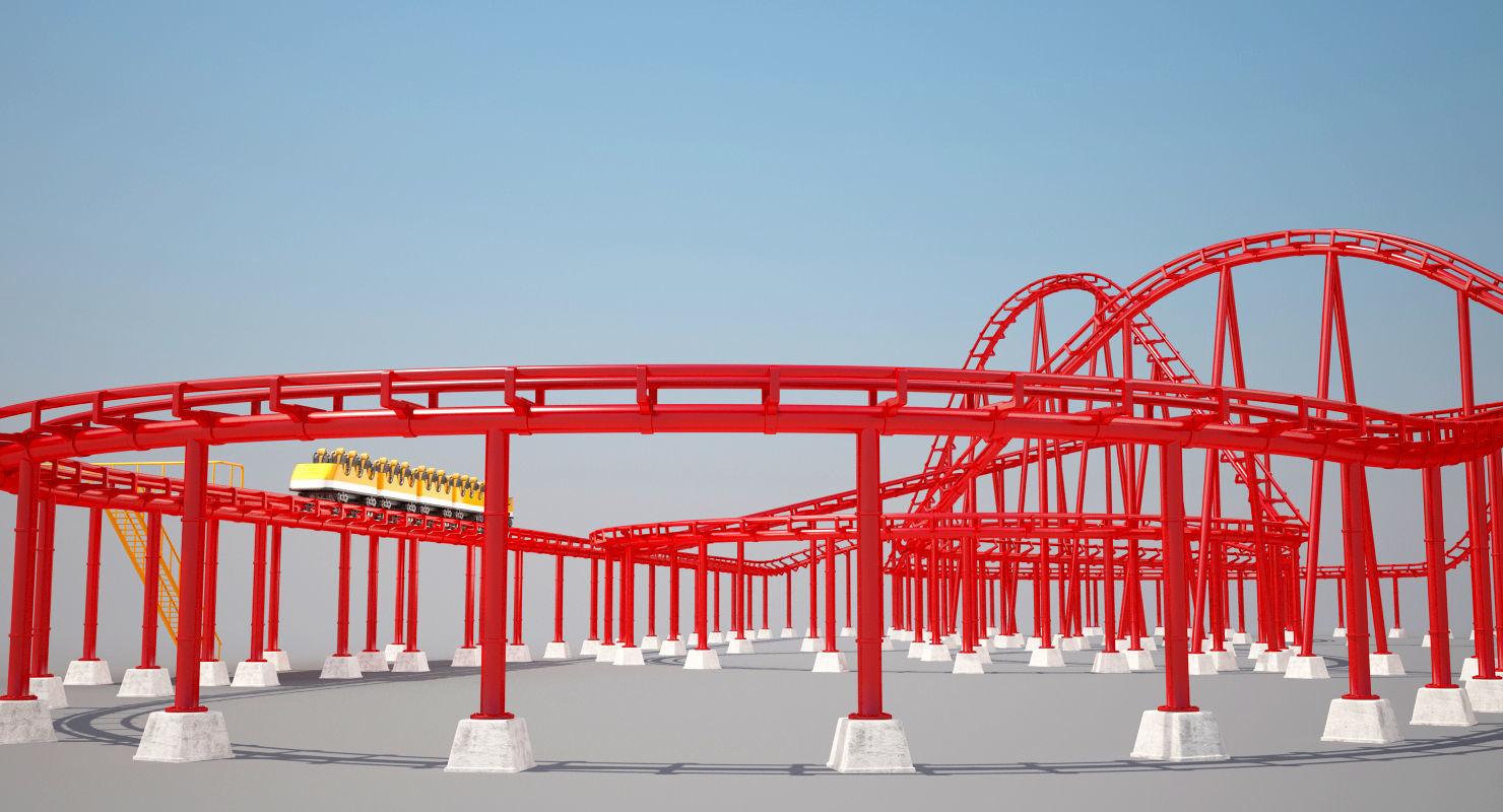 Roller Coaster Collection 3D model_11