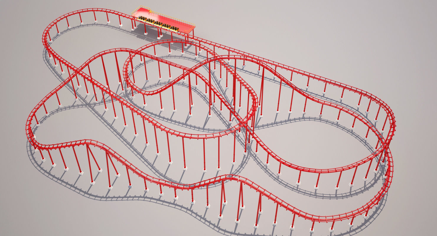 Roller Coaster Collection 3D model_8
