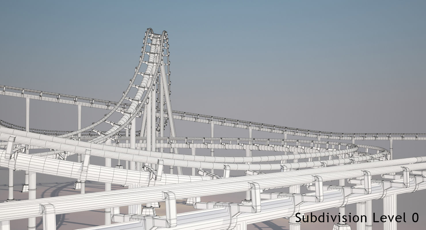 Roller Coaster Collection 3D model_17