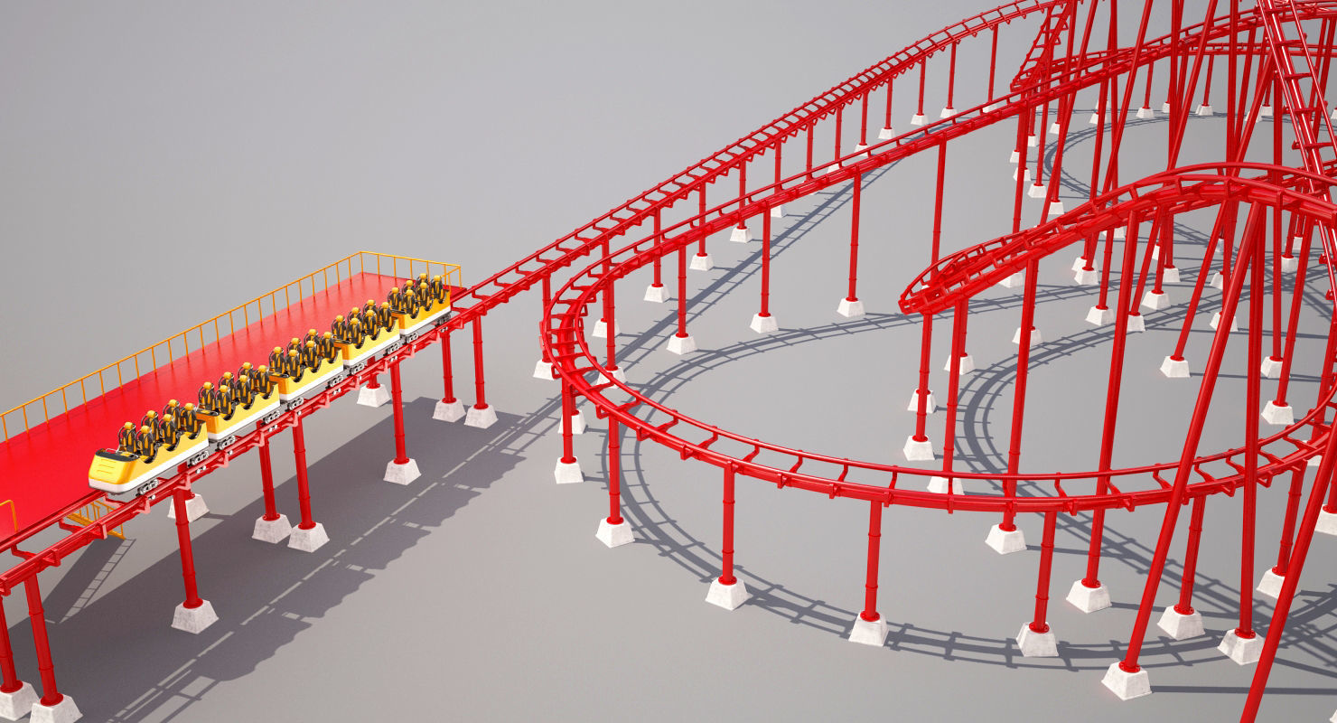 Roller Coaster Collection 3D model_9