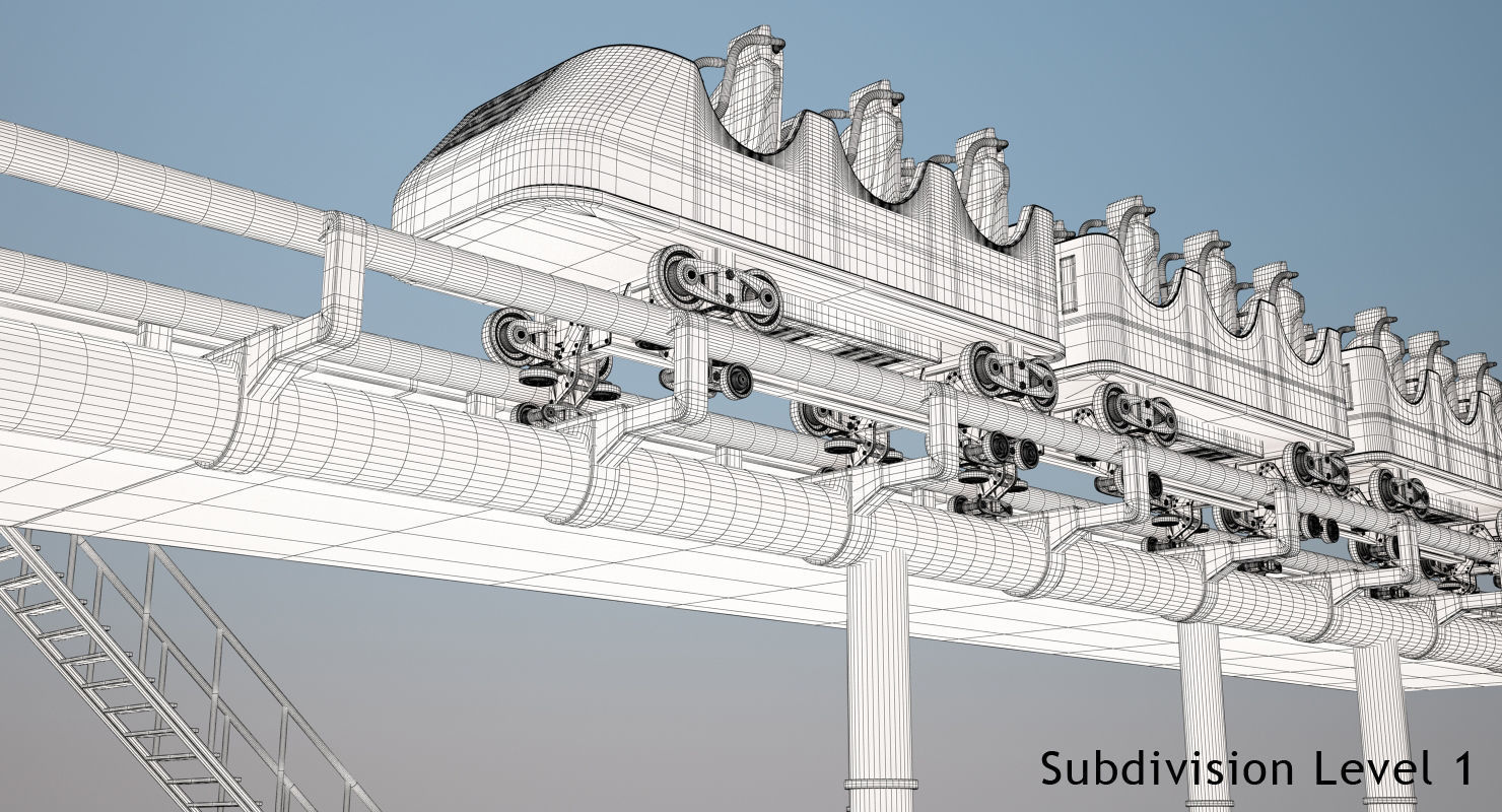 Roller Coaster Collection 3D model_15