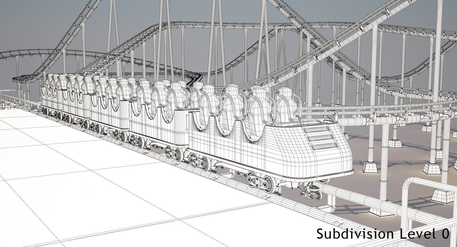Roller Coaster Collection 3D model_14