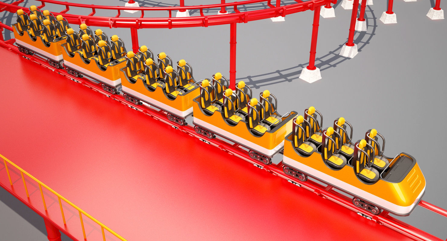 Roller Coaster Collection 3D model_2
