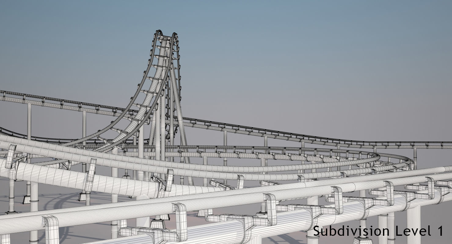 Roller Coaster Collection 3D model_13