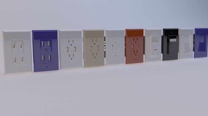 Rocker Style Specialty Fixtures pack 1 3D model