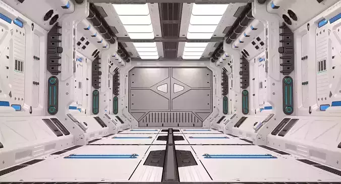 Sci Fi Corridor 3D model