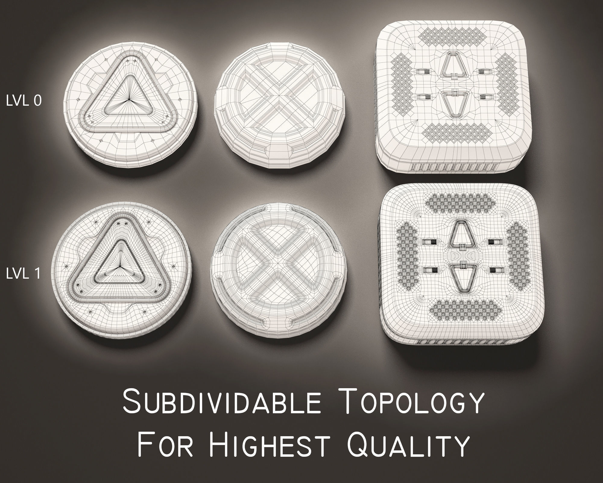 Sci Fi Kitbash 3D model_10