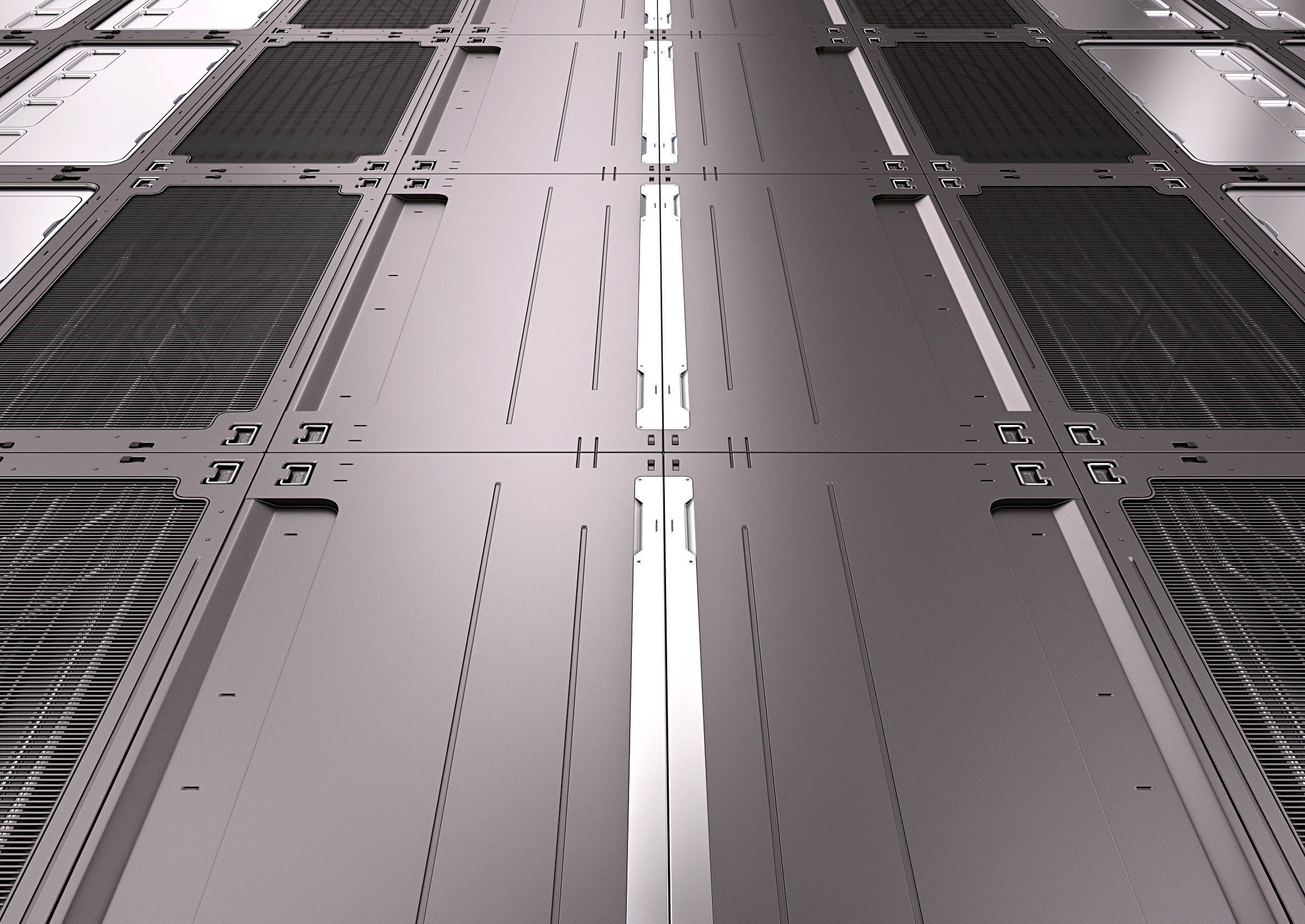 Sci Fi Interior Kitbash 3D model_9