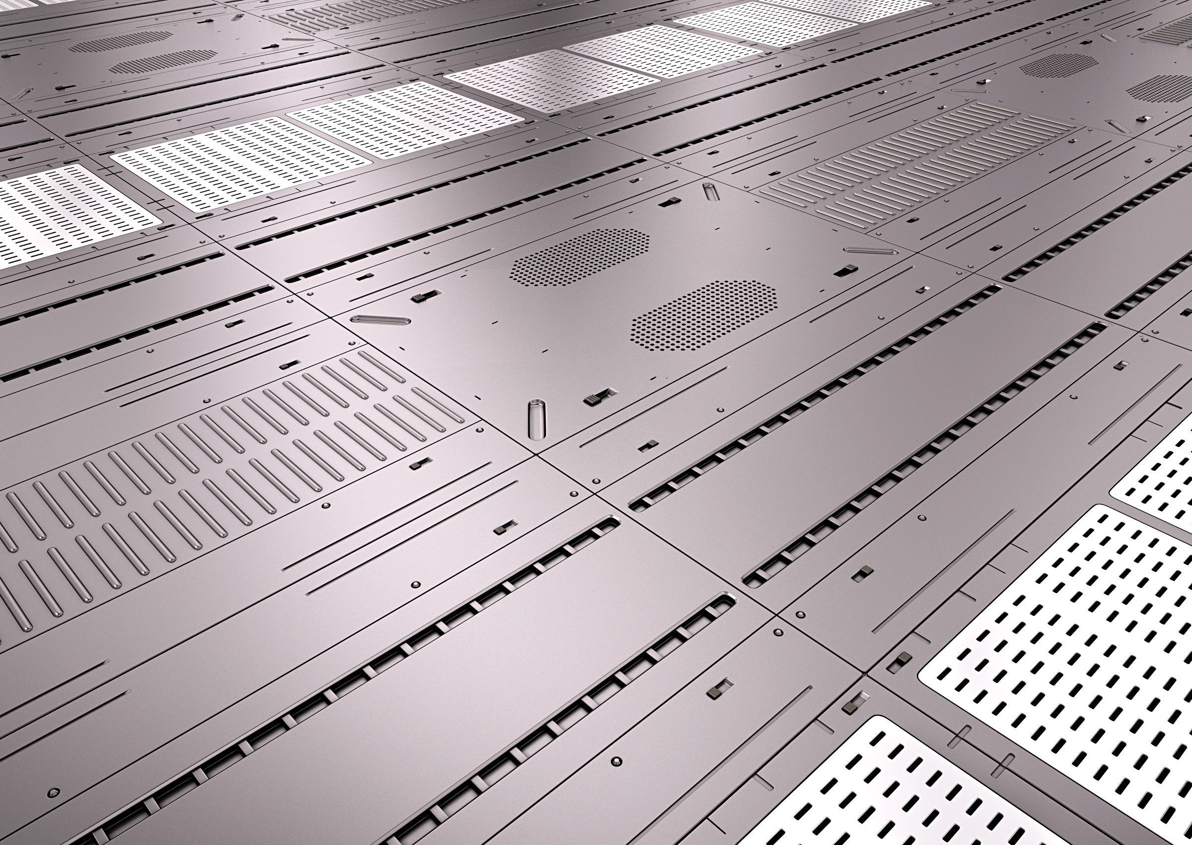 Sci Fi Interior Kitbash 3D model_13