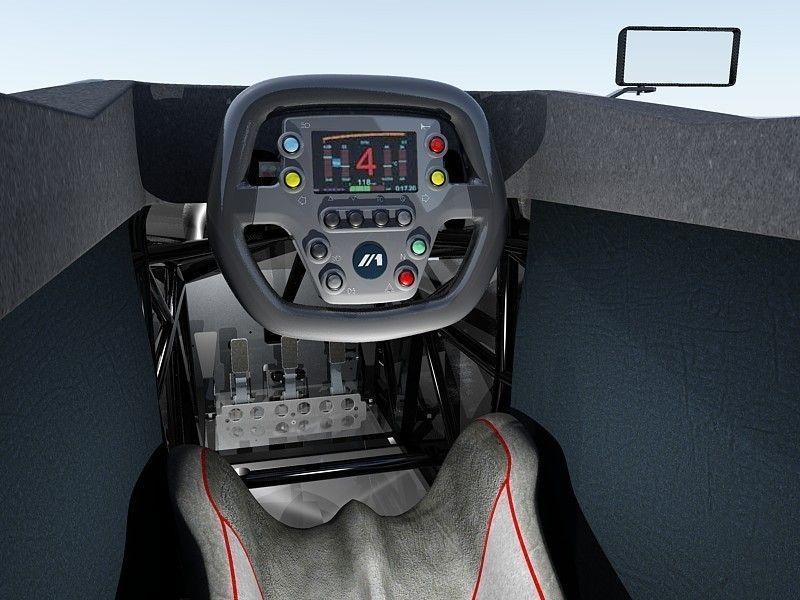 Car steering wheel 3D model