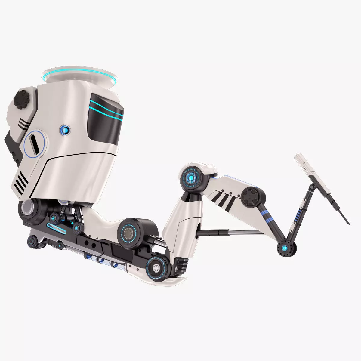 Robotic Arm Stylized 3D model_0