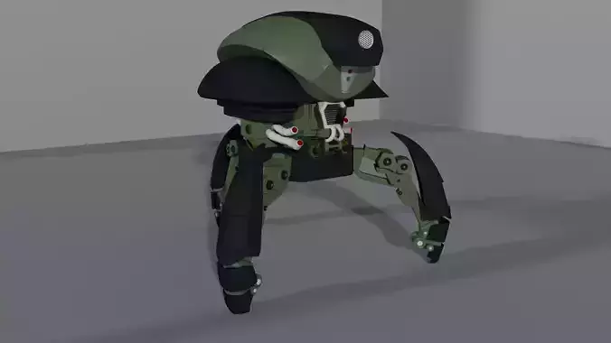 3D Spaceship robot