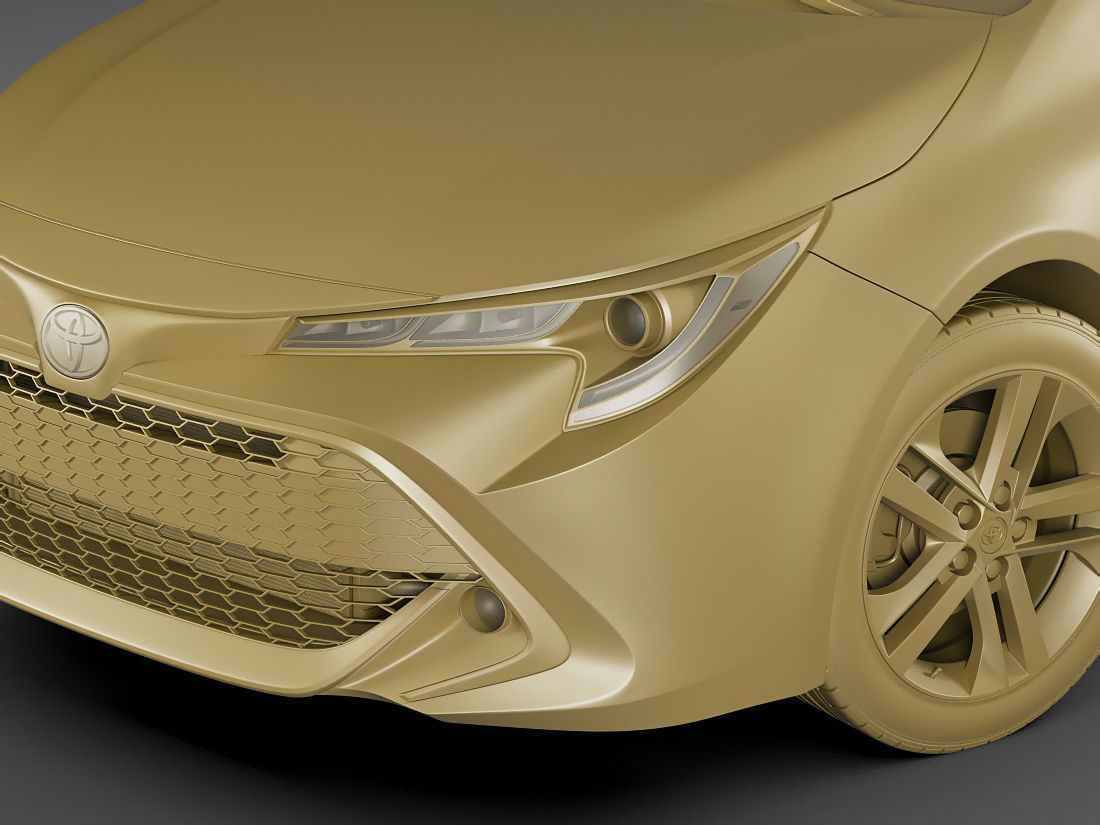Toyota Corolla Hatchback and Auris 2019 3D model_24