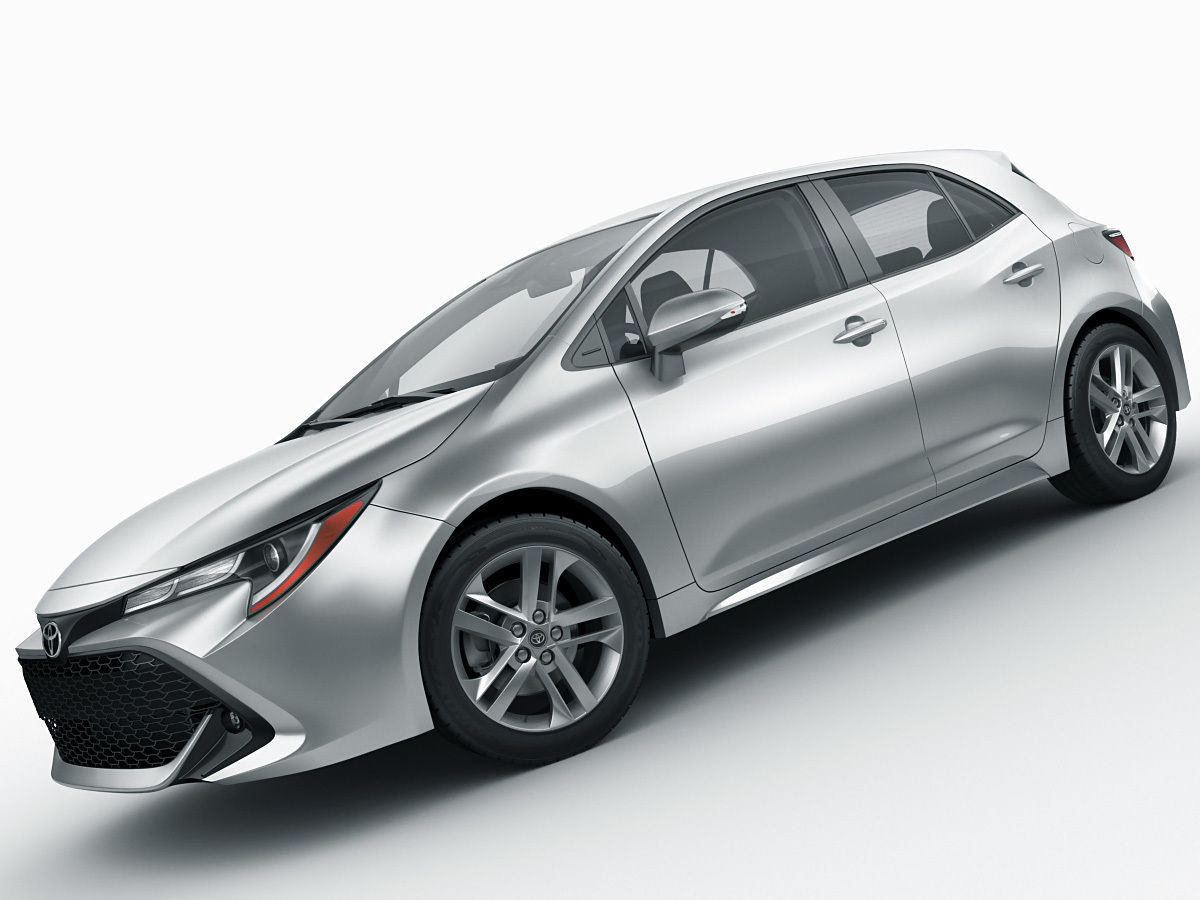 Toyota Corolla Hatchback and Auris 2019 3D model_12