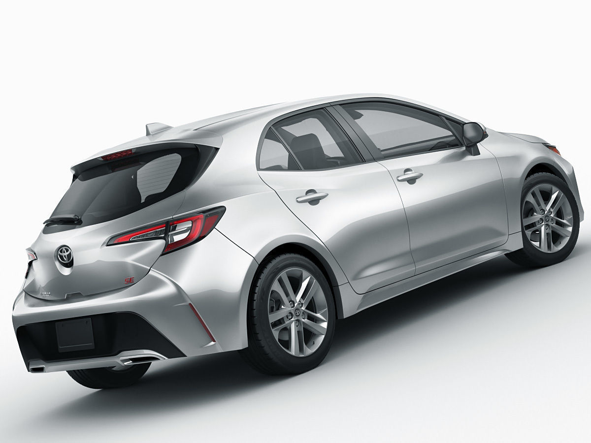 Toyota Corolla Hatchback and Auris 2019 3D model_13