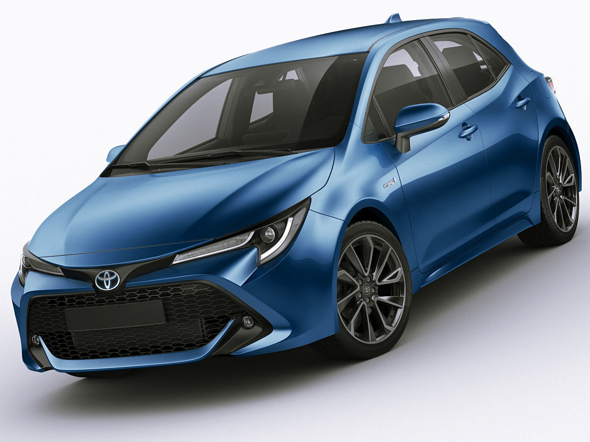 Toyota Corolla Hatchback and Auris 2019 3D model_1