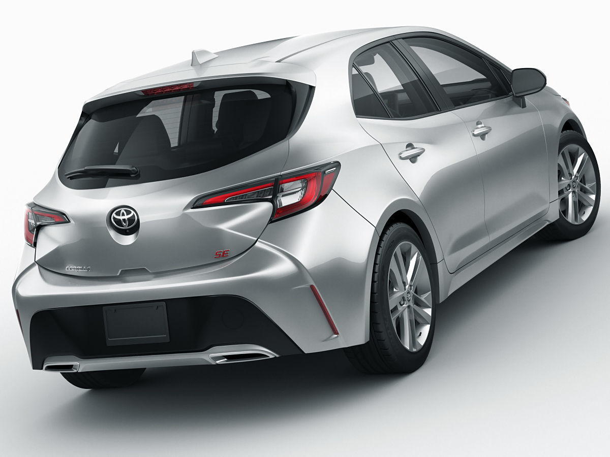 Toyota Corolla Hatchback and Auris 2019 3D model_2