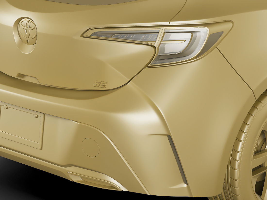 Toyota Corolla Hatchback and Auris 2019 3D model_25