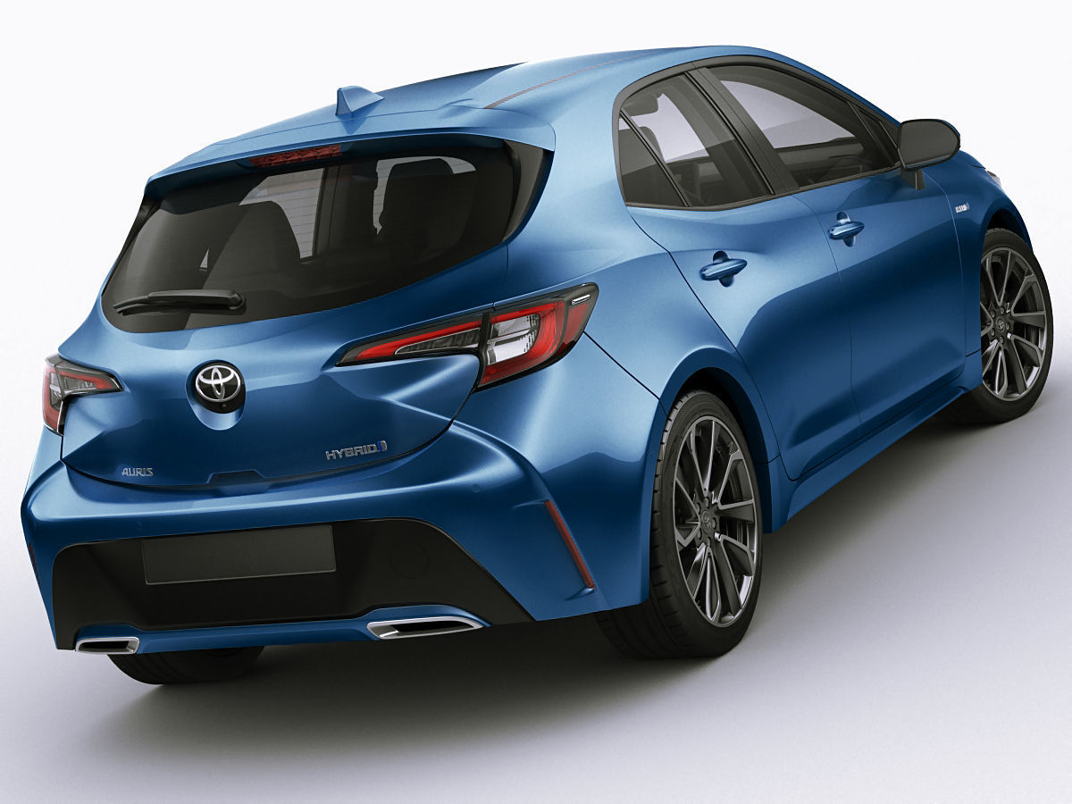 Toyota Corolla Hatchback and Auris 2019 3D model_3