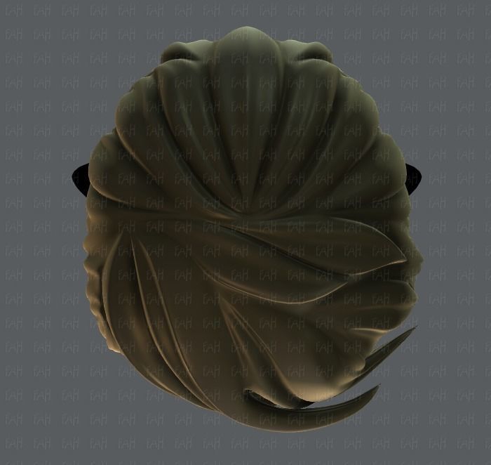 3D Hair style for boy V13 Low-poly 3D model_33