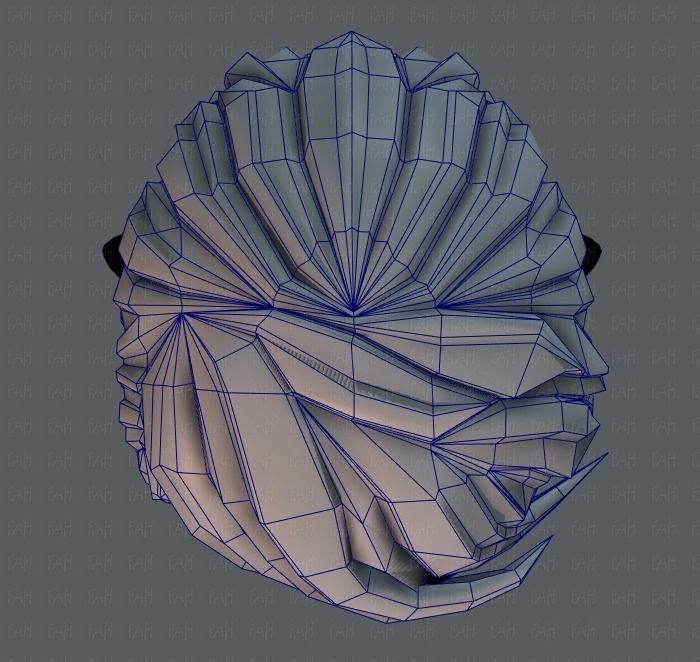 3D Hair style for boy V13 Low-poly 3D model_36