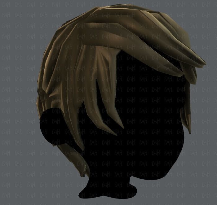 3D Hair style for boy V13 Low-poly 3D model_18